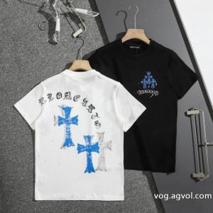 半袖Tシャツ汎用性の高い 着心地抜群 最安価格新品スーパー コピー 品CHROME HEARTS