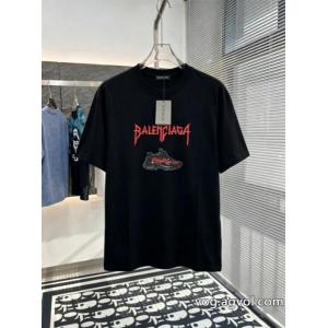 大人っぽい 新しい品質保証 カジュアルさスーパー コピー ブランド 専門店半袖Tシャツbalenciaga