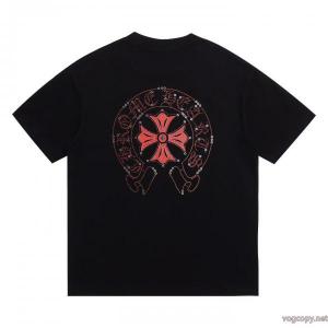 ブランド コピー s 級CHROME HEARTS半袖Tシャツセレブ愛用上品 最新アイテム 個性的なモデル
