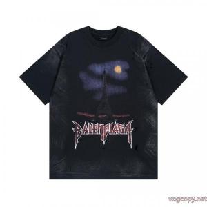 ブランド レプリカ最安値送料無料 滑らかなレザー 人気定番大得価半袖TシャツBALENCIAGA