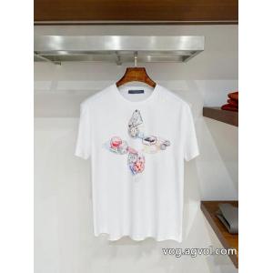 半袖Tシャツブランド 激安 爽やかに演出する サイズ感いいの 足なじみが良いLOUIS VUITTON