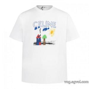 コピー ブランド 販売ハイグレード 希少大人気 大人っぼいt恤CELINE.