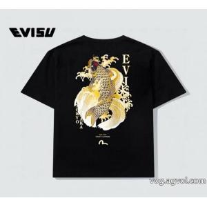 2026最安値！ 超激得新品 知的な雰囲気夏着物激安 通販 ブランド半袖TシャツEVISU