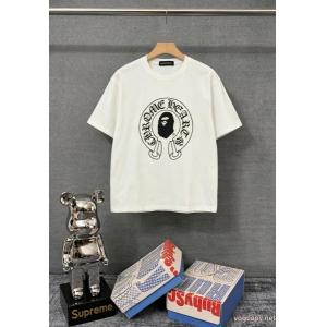 品質感 カジュアルに着こなし 日本未入荷偽物 ブランド 激安CHROME HEARTS半袖Tシャツ