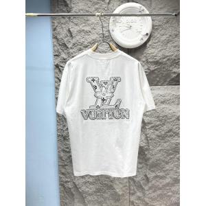 LOUIS VUITTON半袖Tシャツコピー ブランド 通販 安心目を惹く作品 プリント 個性的なデザイン