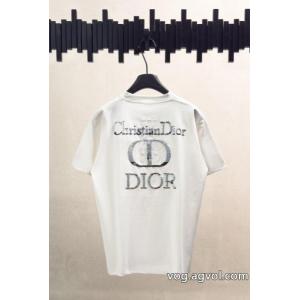 通販 ブランド涼しげな印象の 夏が待ちきれないブランド新作 極上の着心地DIOR半袖Tシャツ