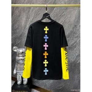 長袖Tシャツ偽物 ブランド 激安CHROME HEARTS肌触りの良い着心地抜群新作 最安値高品質 春季超人気アイテム