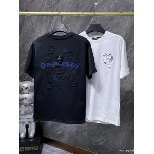 安定した質感 ポップ 2026人気新色が登場半袖TシャツCHROME HEARTSスーパー コピー メンズ