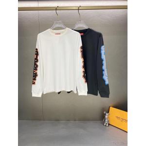 Supreme SS 26 Cracked Sleeve L/S Top両腕カラープリントアルファベットゆったり長袖Tシャツ...