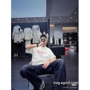 Balenciagaチューリッヒ家2026 ss旧アルファベットプリント半袖Tシャツ