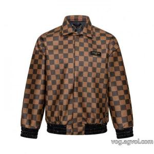Louis vuitton LVルイヴィトン2026秋新作チェッカー開襟ジャケットジャケット